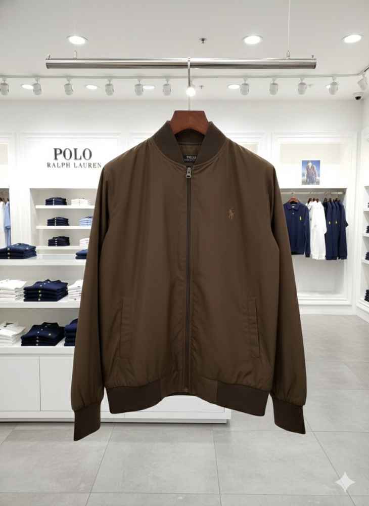 Ralph Lauren Dark Brown Premium Quality Cotton Blend Jacket-1