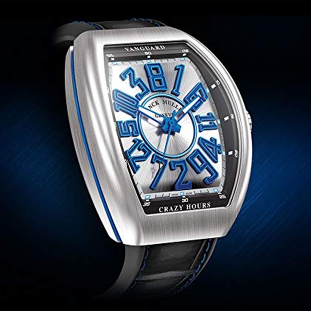 Franck Muller Vanguard Blue Crazy Hours Automatic Watch V 45 CH BR (OR)-2