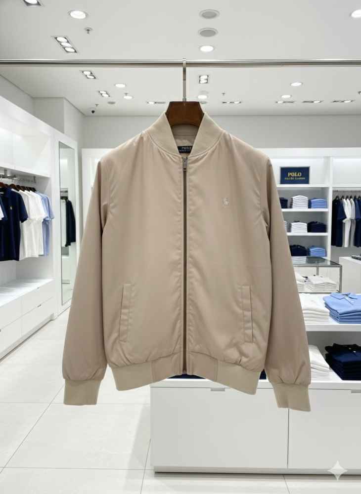Ralph Lauren Beige Premium Quality Cotton Blend Jacket-1