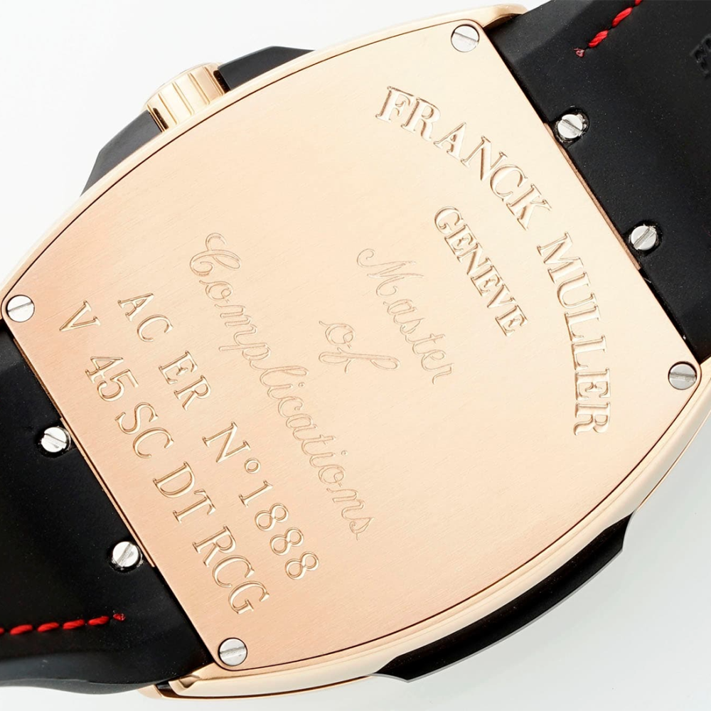 Franck Muller Vanguard V45 Croatia ZVONIMIR Rose Gold, Crown, Black Dial Watch-7