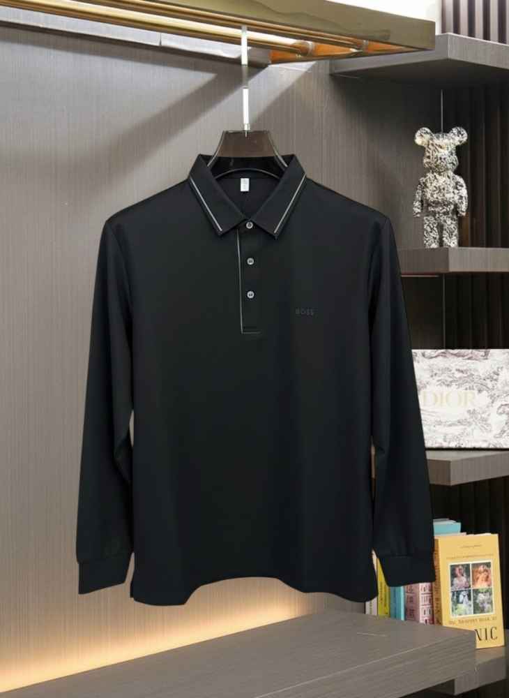 Hugo Boss Black Full Sleeves Premium Quality Tees-thumb-2