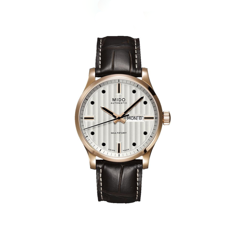 Mido Multifort Automatic White Dial Watch M005.430.36.031.80-thumb-0