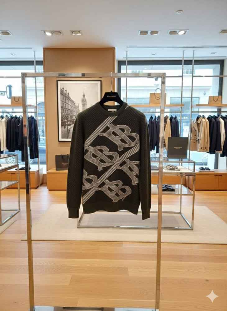 Burberry Green Authentic Quality Pullover-3