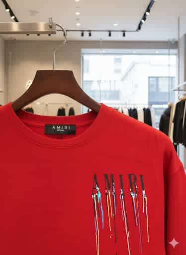 Amiri Red Premium Quality Sweatshirt-thumb-5