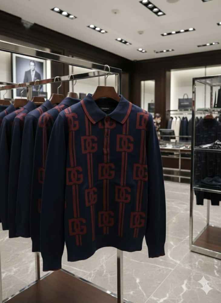 Dolce & Gabbana Blue Authentic Quality Pullover-thumb-3