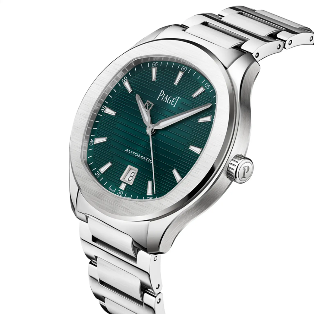 Piaget Polo Field Green Dial Stainless Steel Watch G0A49022-thumb-2