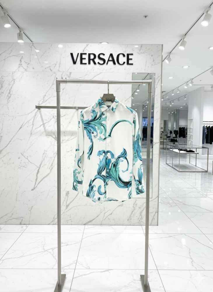 Versace White Premium Quality Cotton Shirt-2