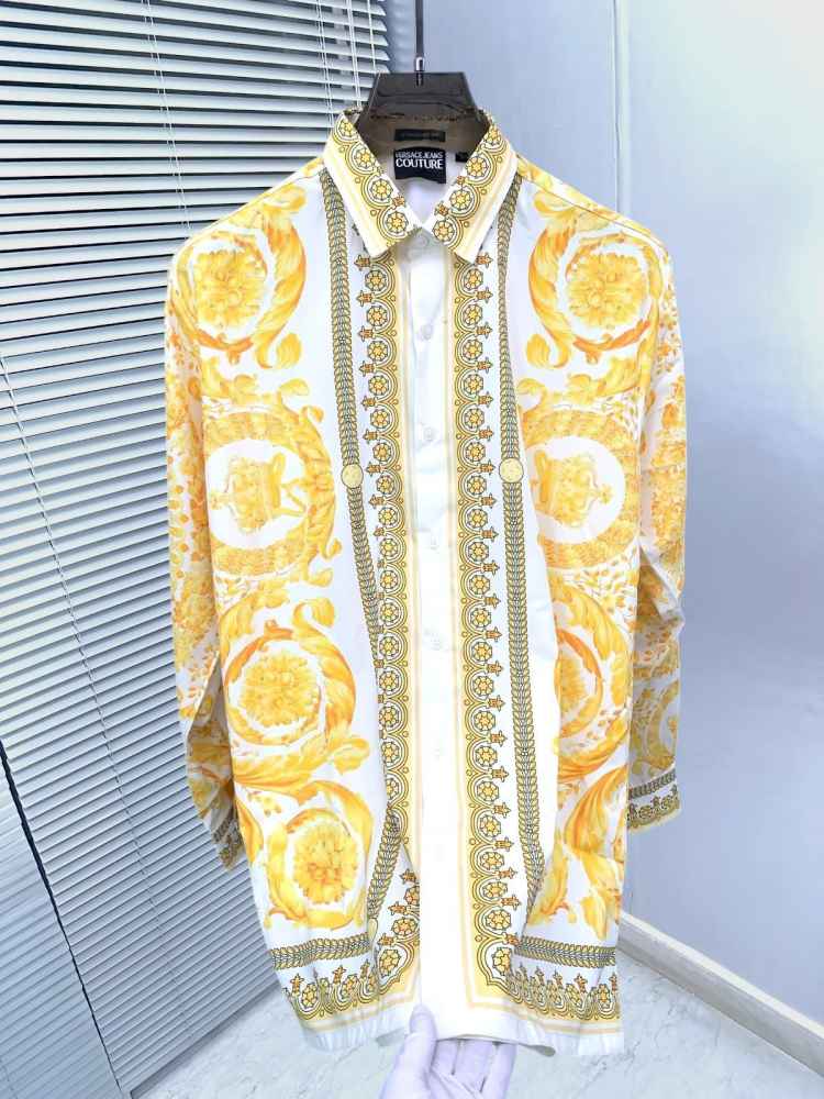 Versace Golden Premium Quality Cotton Shirt-4