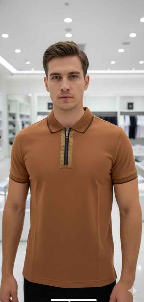 Boss Brown Premium Quality T-shirt-thumb-0