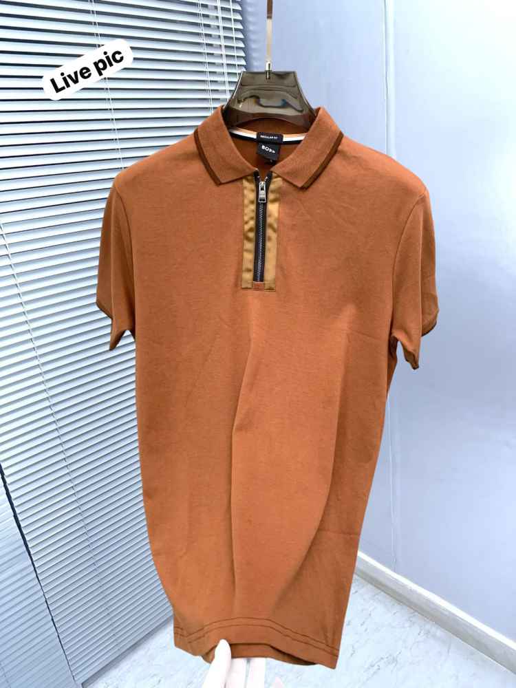 Boss Brown Premium Quality T-shirt-thumb-1