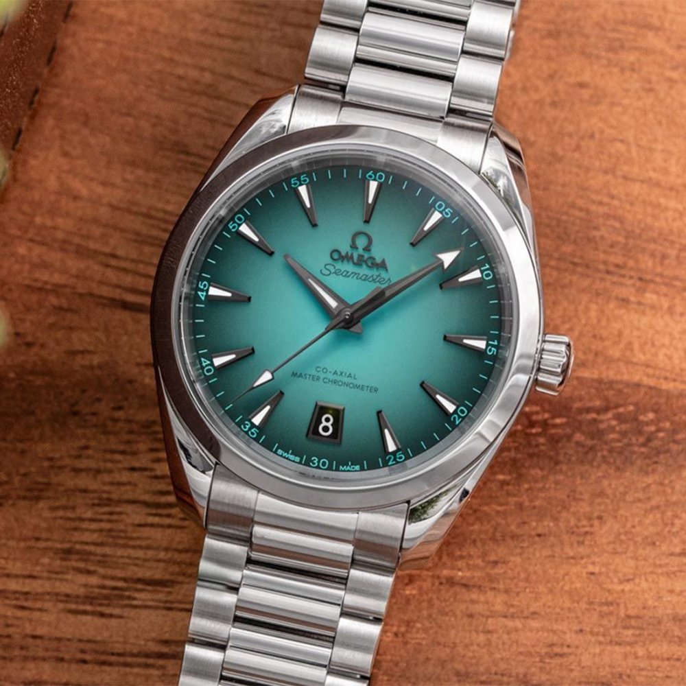 Omega Seamaster Aqua Terra 150M Automatic Turquoise Dial Watch 220.10.41.21.03.006-6