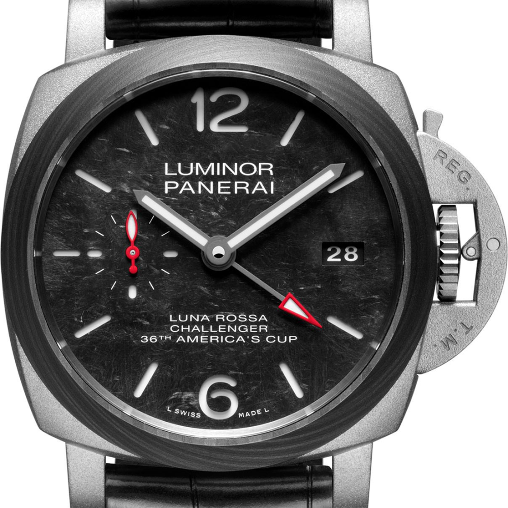 Panerai Luminor Luna Rossa GMT Black Dial Watch PAM01096-thumb-2