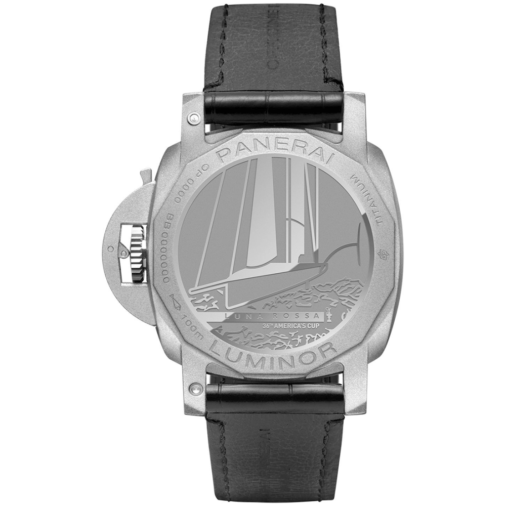 Panerai Luminor Luna Rossa GMT Black Dial Watch PAM01096-thumb-1