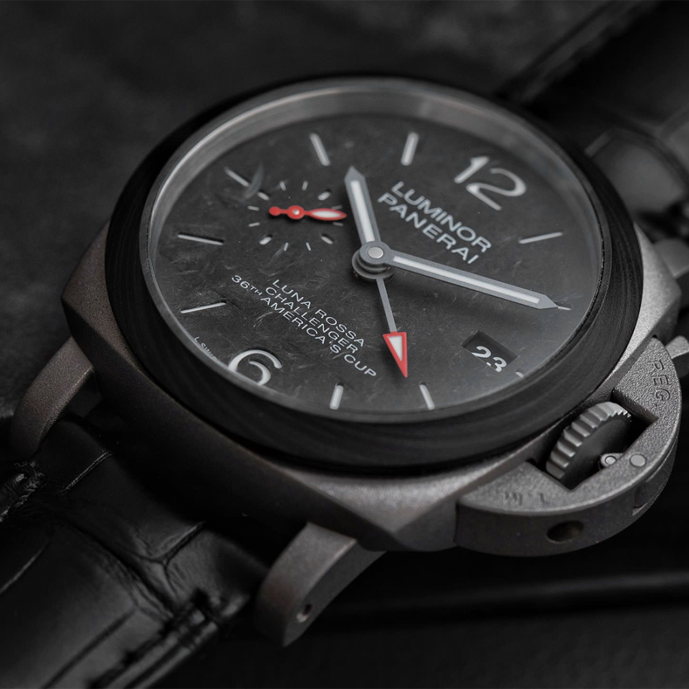 Panerai Luminor Luna Rossa GMT Black Dial Watch PAM01096-thumb-6