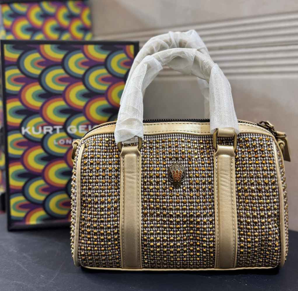 Kurt Geiger Kensington Small Studded Embellisshed Shoulder Bag-2