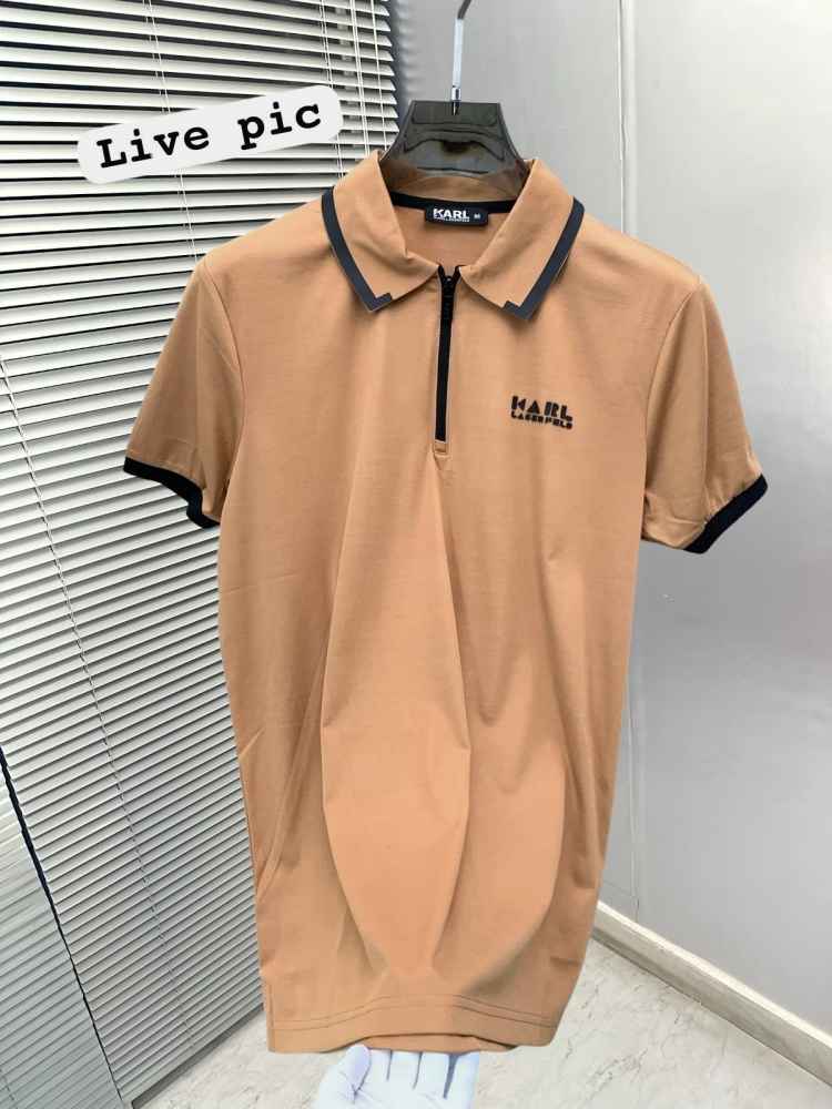 Karl Lagerfeld Brown Premium Quality T-shirt-3