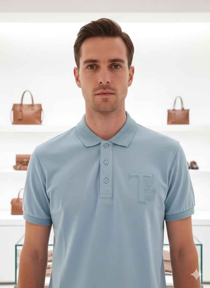 Tod's Blue Premium Quality T-shirt-thumb-3