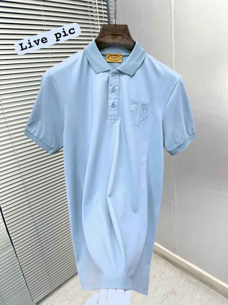 Tod's Blue Premium Quality T-shirt-thumb-5