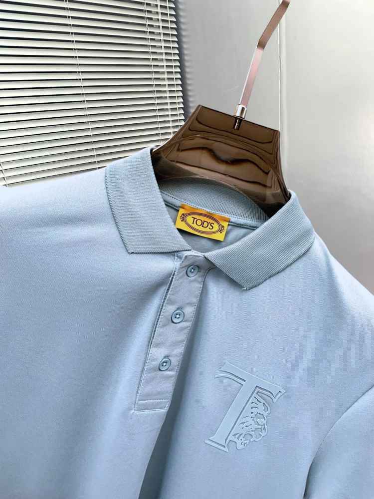 Tod's Blue Premium Quality T-shirt-thumb-6