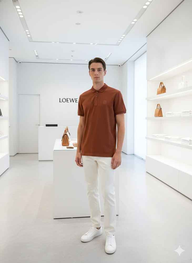 Loewe Brown Premium Quality T-shirt-thumb-0