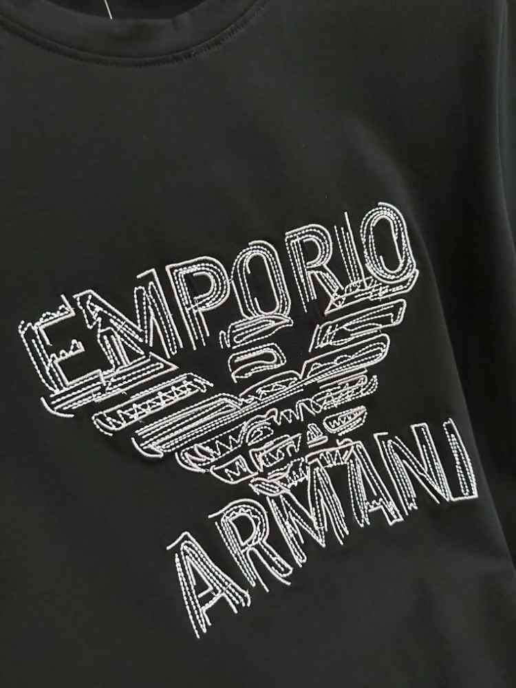 Emporio Armani Black Premium Quality Polo T-shirt-thumb-2