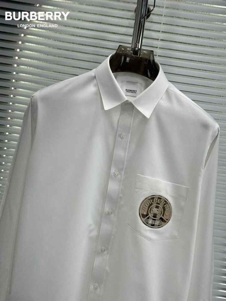 Burberry White Premium Quality Shirt-thumb-1