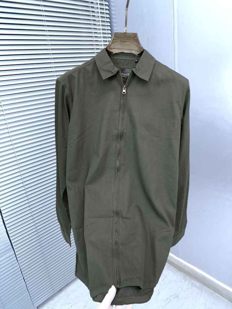 Essentials Olive Green Premium Quality Shirt-2