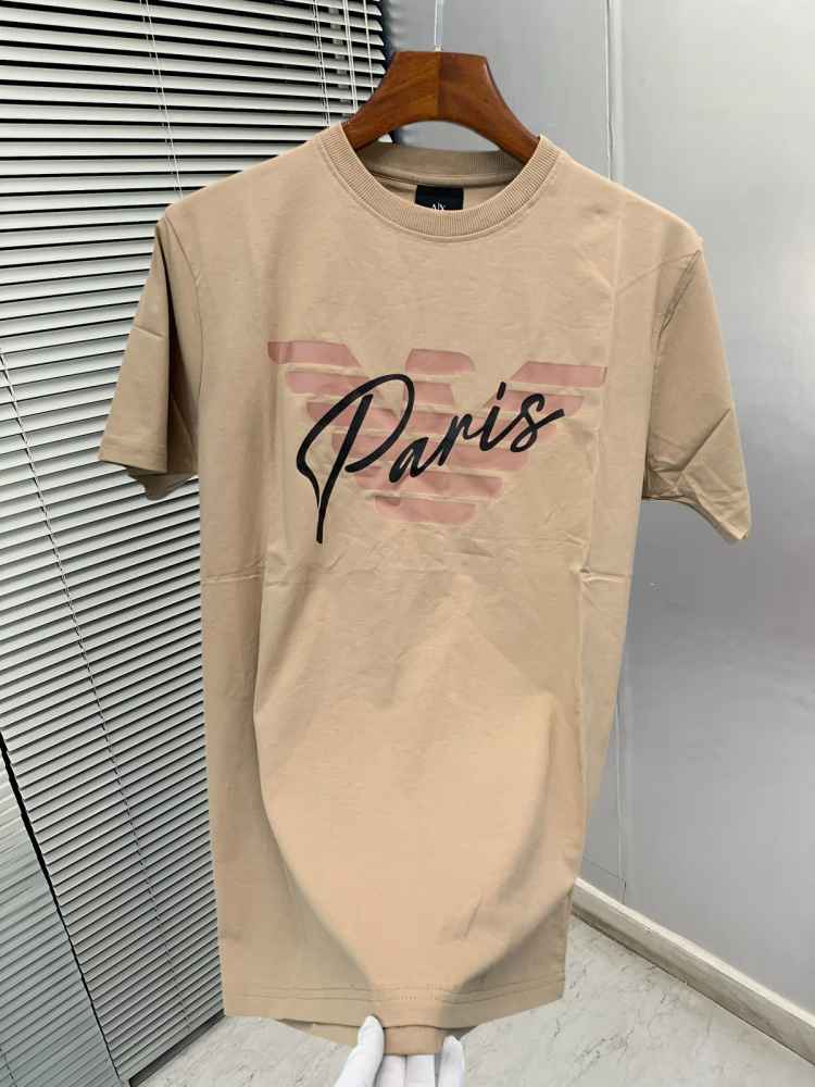 Armani Exchange Cream Premium Quality Polo Shirt-2