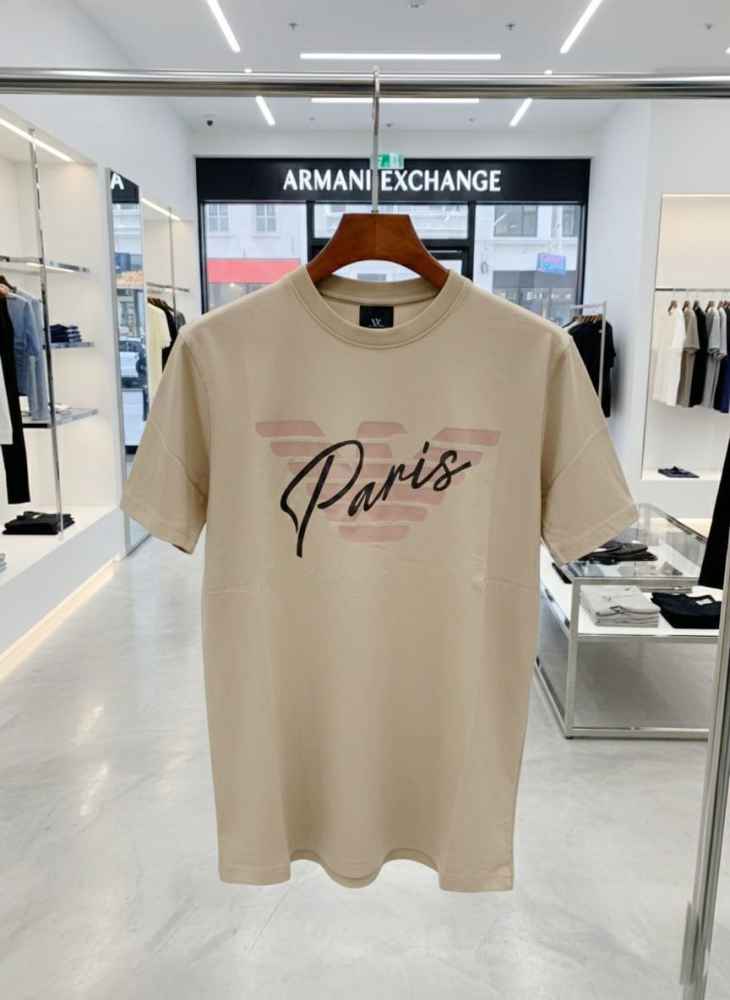 Armani Exchange Cream Premium Quality Polo Shirt-1