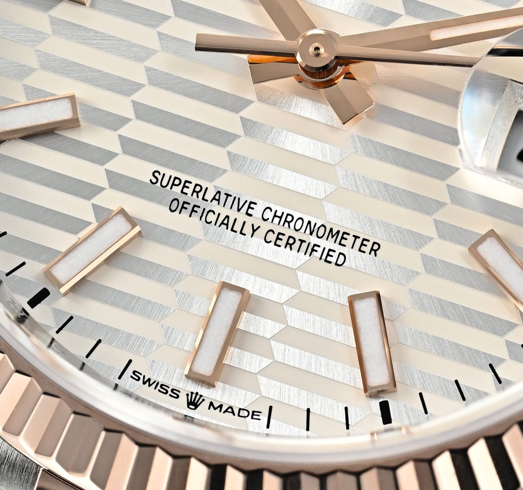 Rolex Datejust Dual Tone Bracelet Everose Rolesor Silver Dial Watch 126231-thumb-4