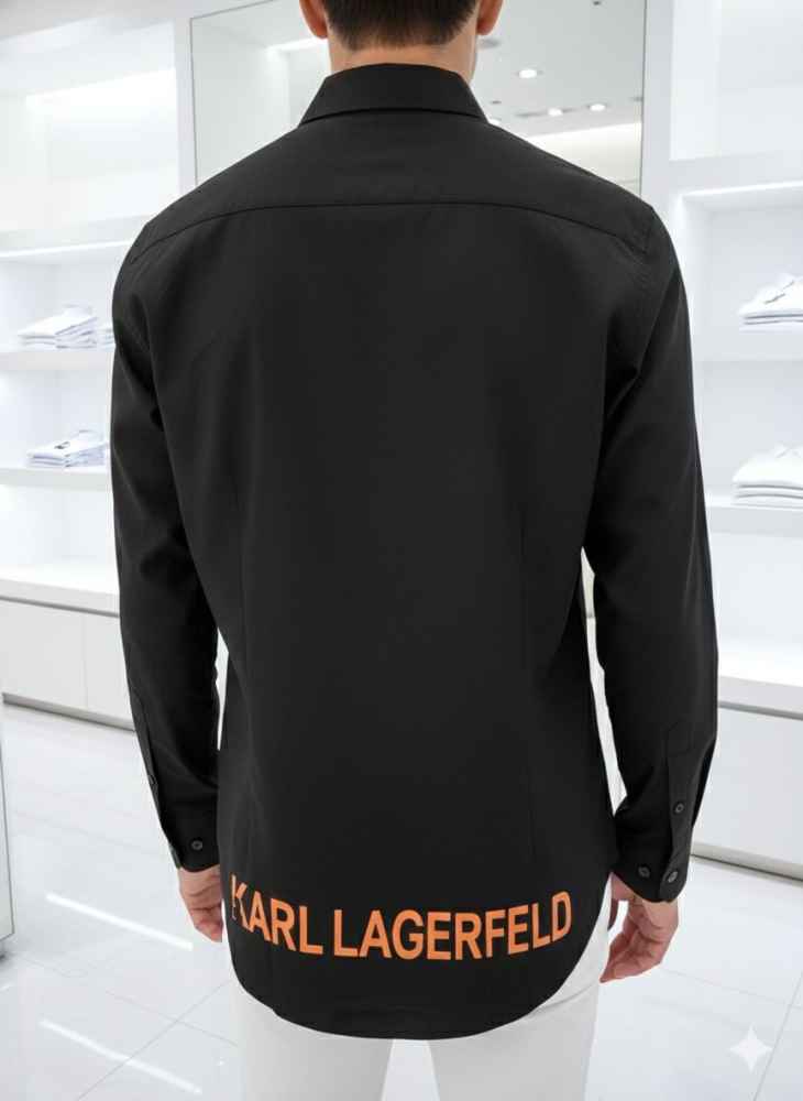 Karl Lagerfeld Black Premium Quality Shirt-2