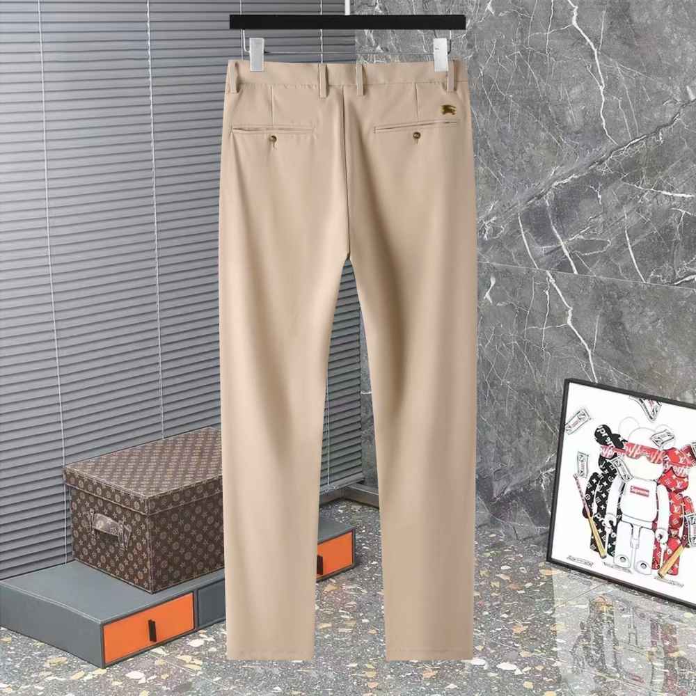Burberry Cream Premium Logo on Pocket pant-thumb-0