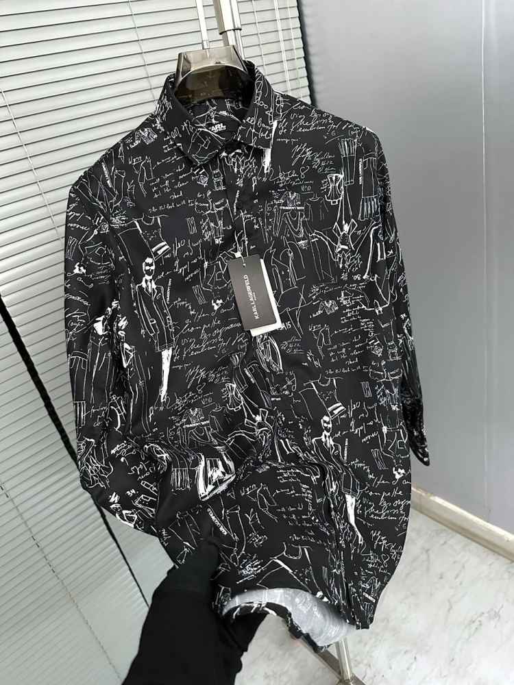 Karl Lagerfeld Black Premium Quality Shirt-2