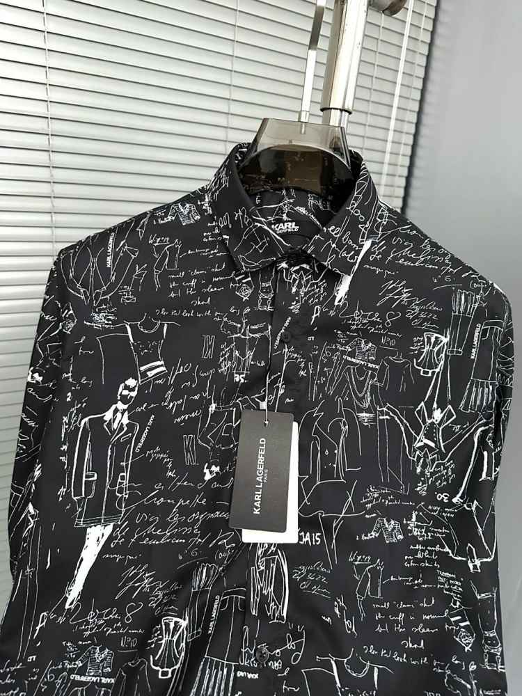 Karl Lagerfeld Black Premium Quality Shirt-4