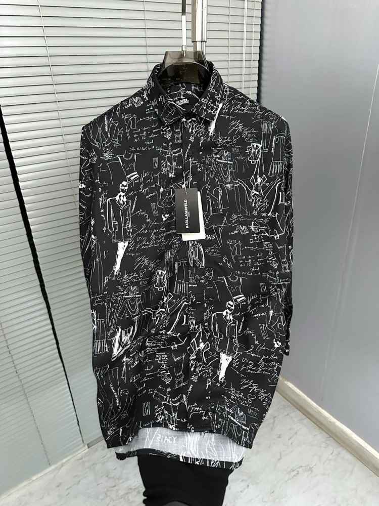Karl Lagerfeld Black Premium Quality Shirt-3
