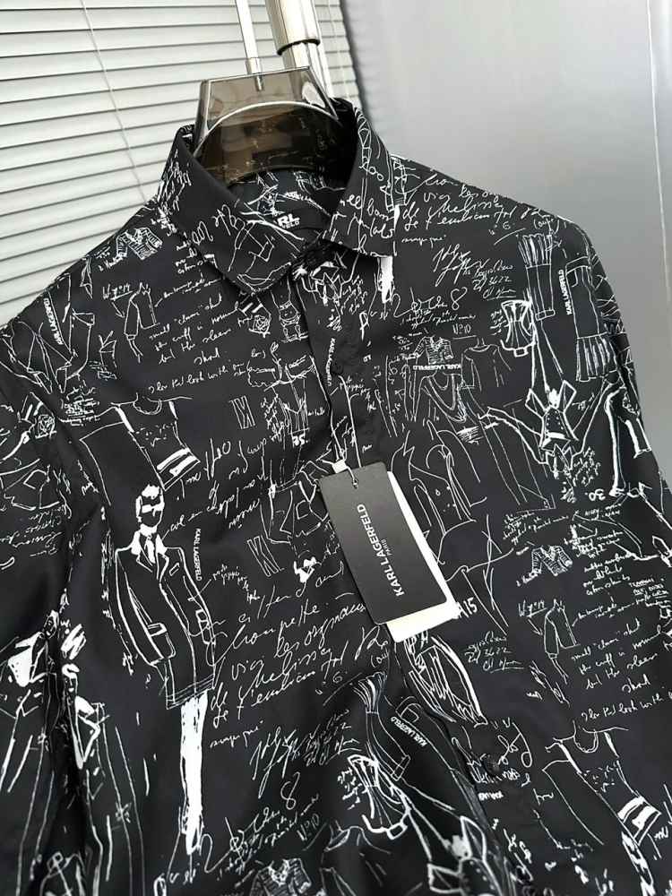 Karl Lagerfeld Black Premium Quality Shirt-5