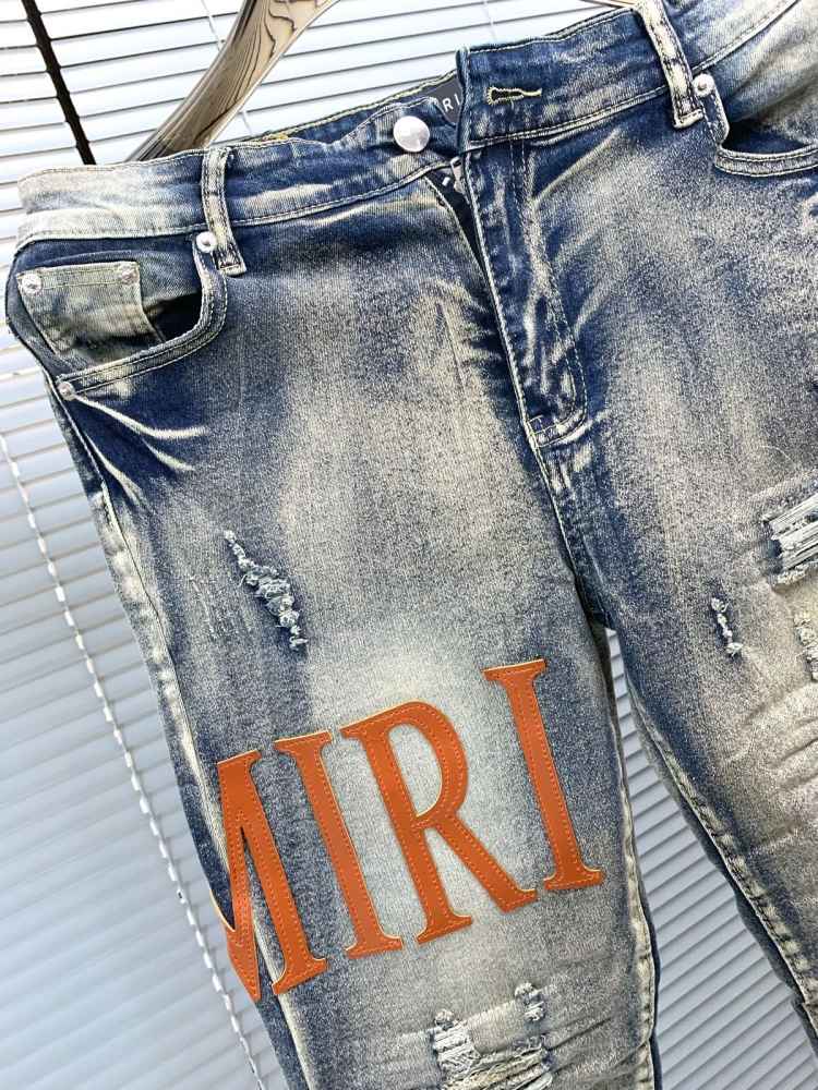 Amiri Premium Light Blue Quality Denim Jeans --3