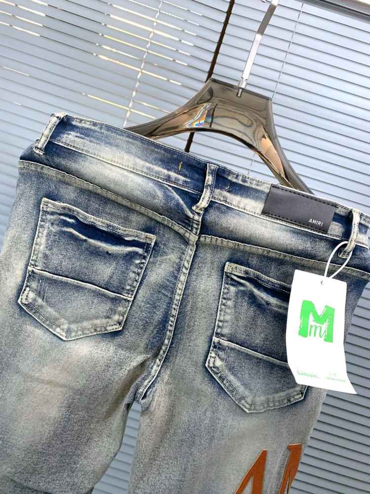 Amiri Premium Light Blue Quality Denim Jeans --6