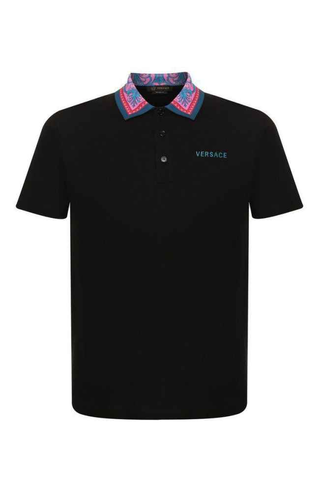Versace Black Premium Quality Polo T-shirt-thumb-1