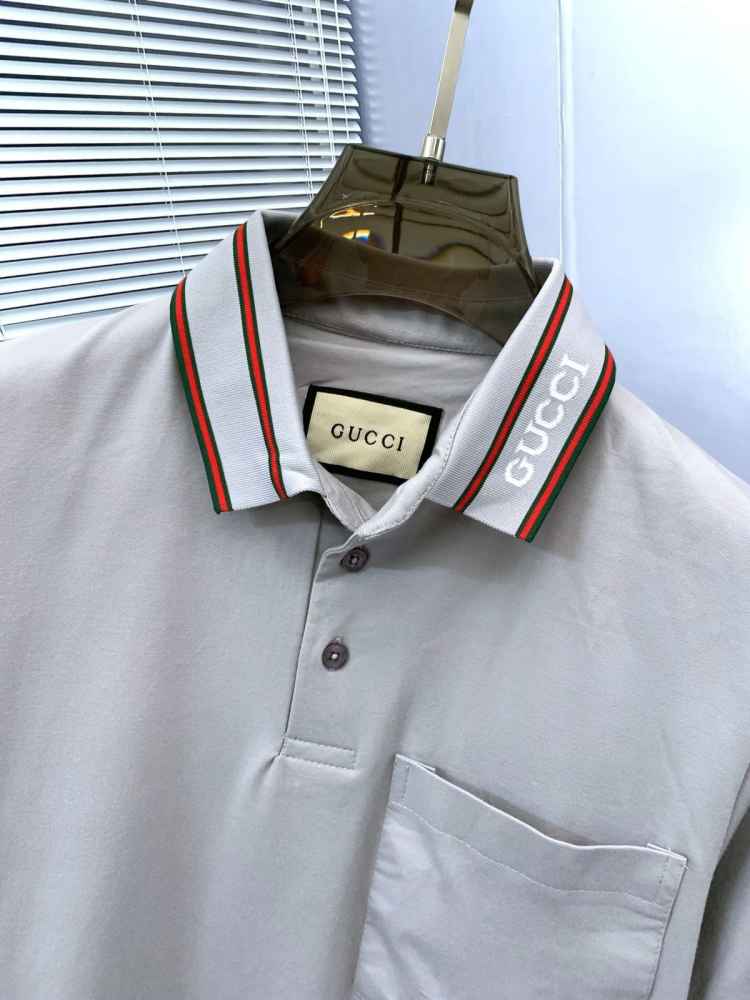 Gucci Sky blue Premium Quality Polo T-shirt-3