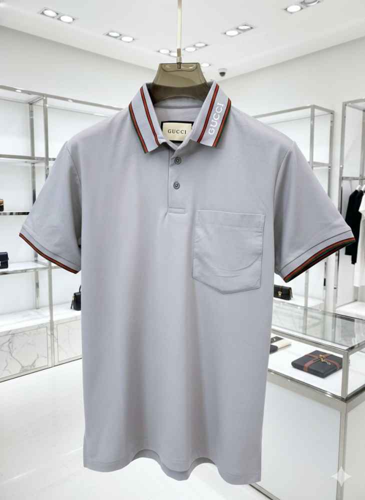 Gucci Sky blue Premium Quality Polo T-shirt-1