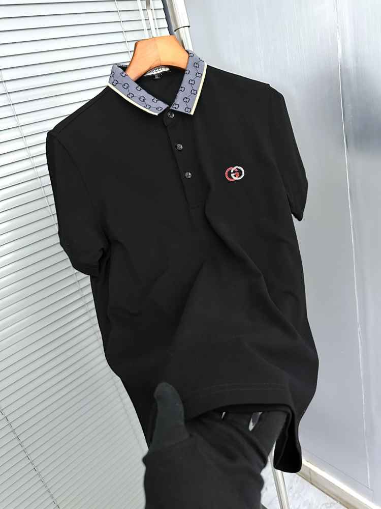 Gucci Black Premium Quality Polo T-shirt-1