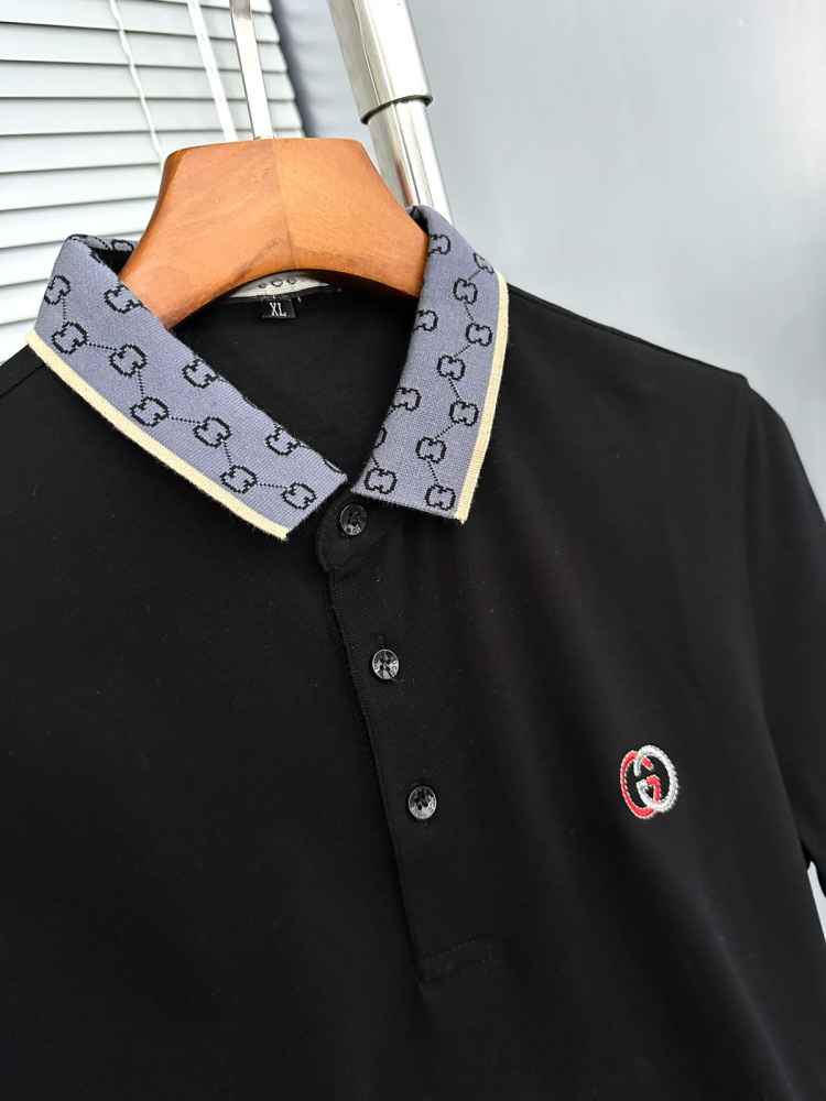 Gucci Black Premium Quality Polo T-shirt-2