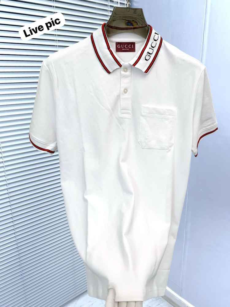 Gucci White Premium Quality Polo T-shirt-6