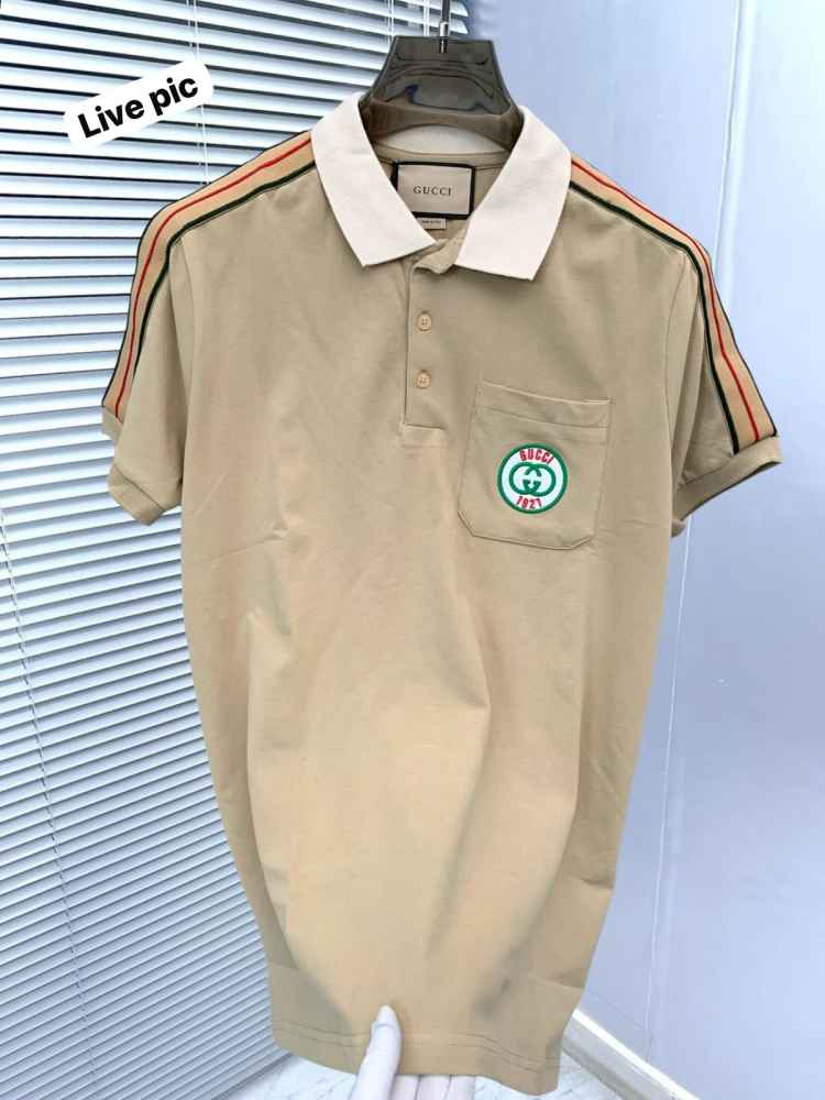 Gucci Brown Premium Quality Polo T-shirt-3
