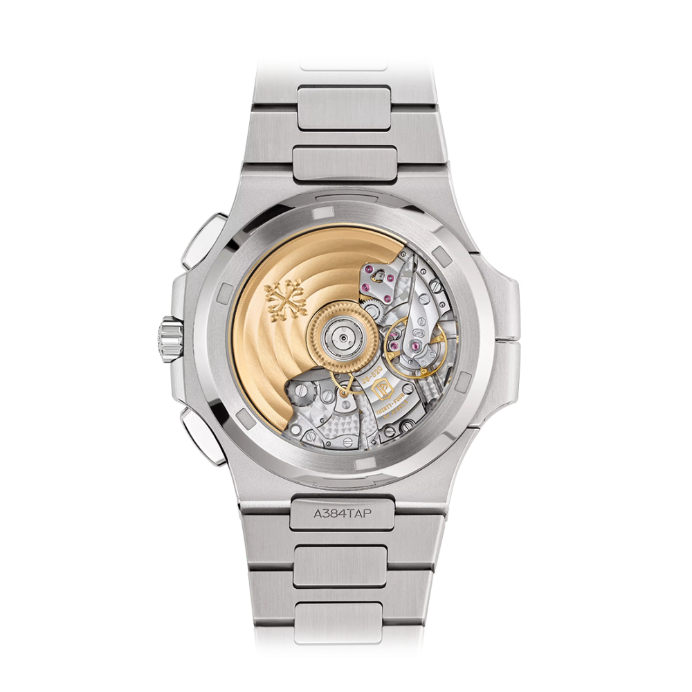 Patek Philippe Nautilus Travel Time Chronograph Black Dial Watch 5990/1A-011-1