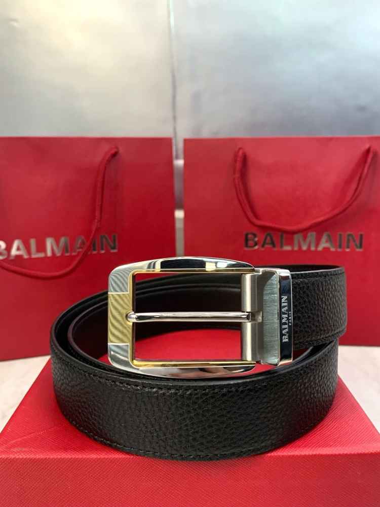 Balmain Black Premium Quality Belt-2