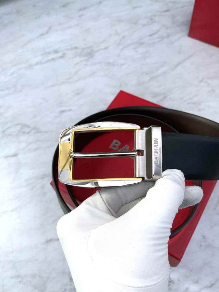 Balmain Black Premium Quality Belt-2