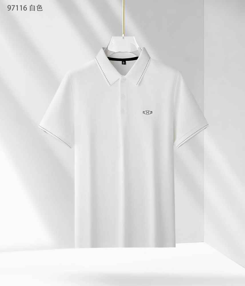 Hermes White Premium Quality T-shirt-thumb-0