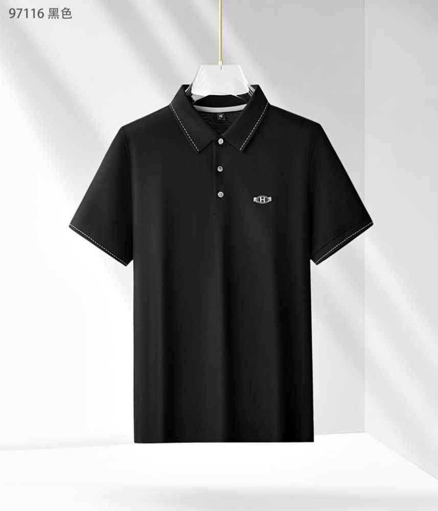 Hermes Black Premium Quality T-shirt-thumb-0